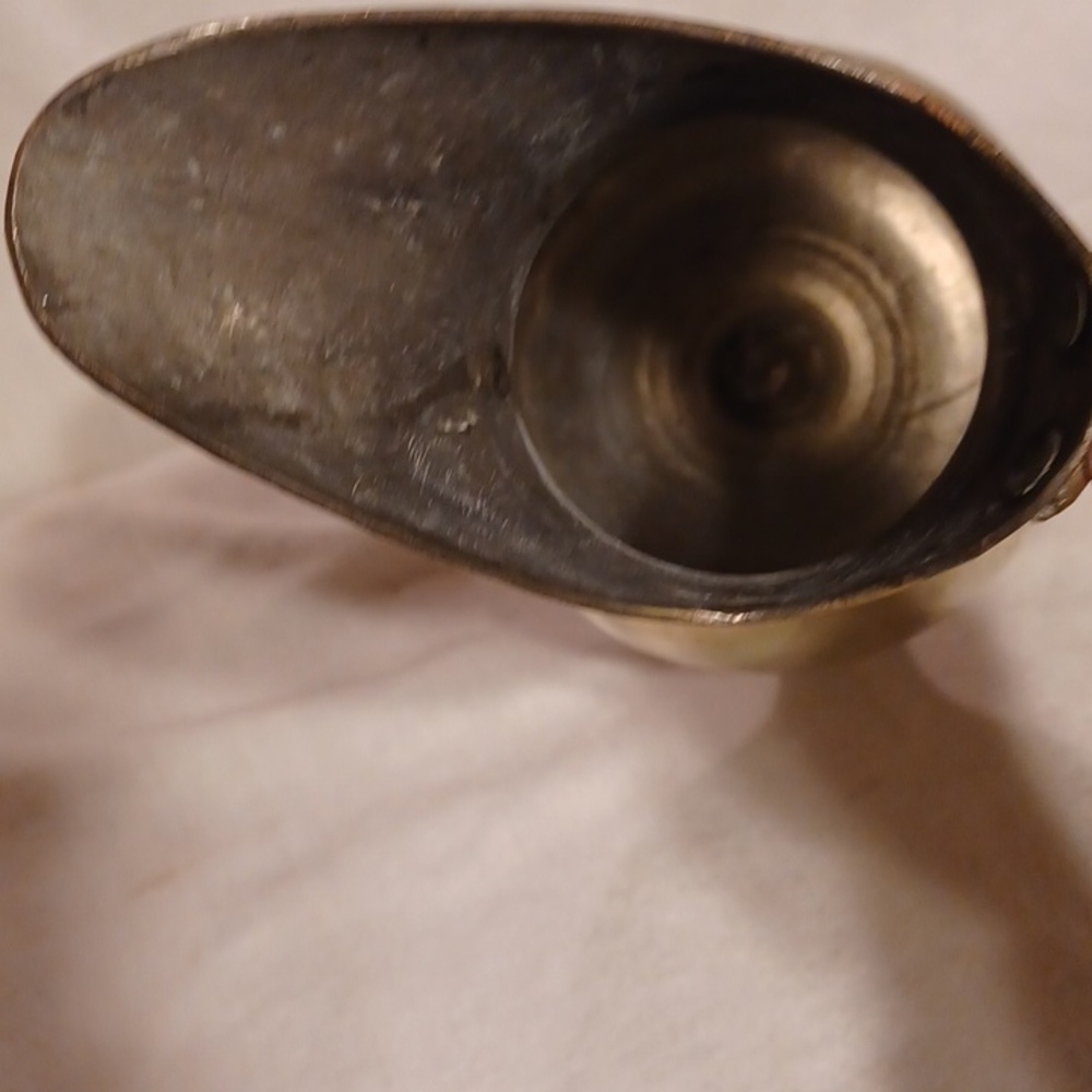 Vintage Large Brass Pitcher Carafe Home Decor Vase - Picture 4 of 5